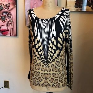 Animal print Boston Proper Sweater Large